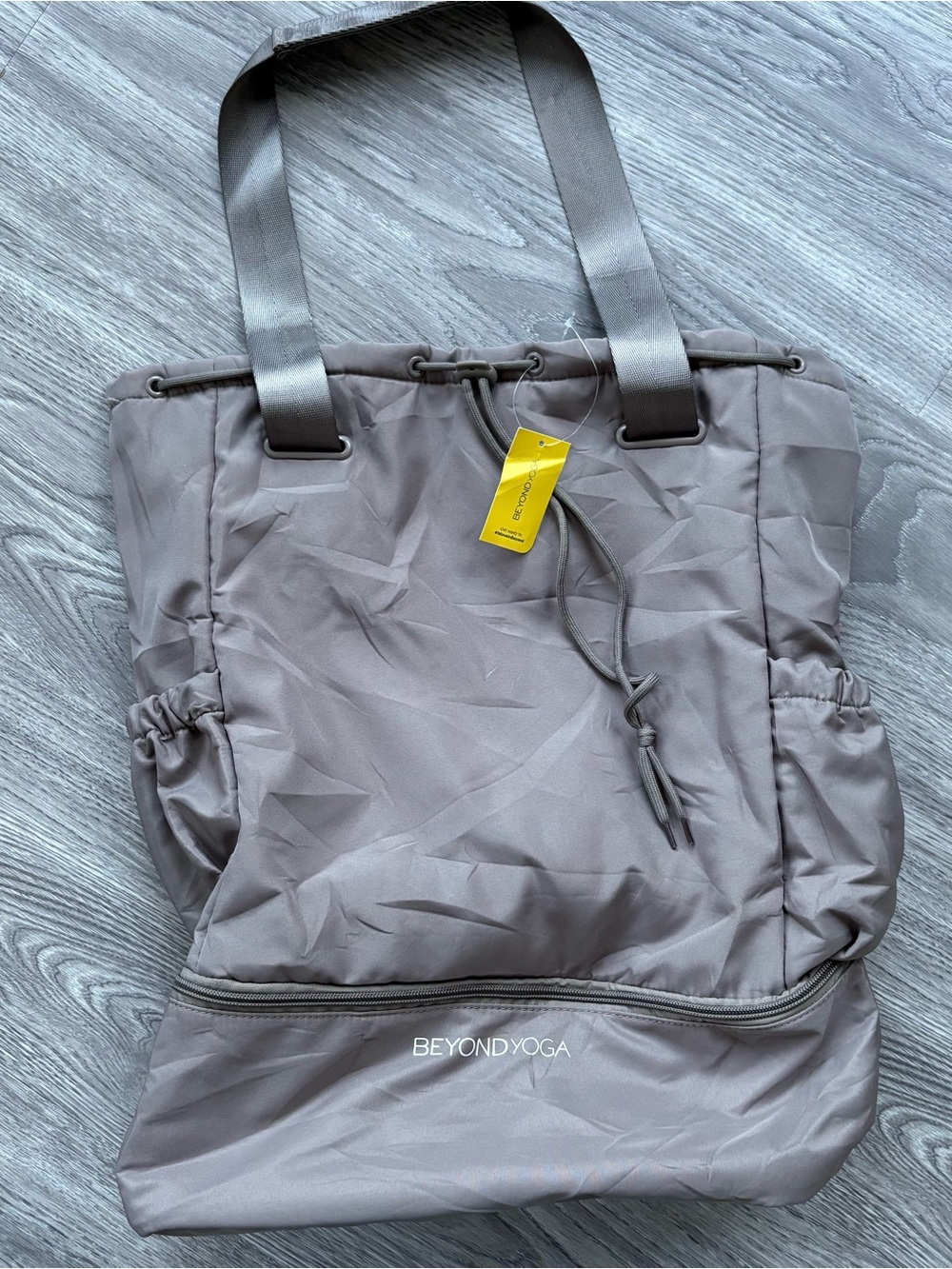 NWT Beyond Yoga Drawstring Convertible Backpack Tote Bag